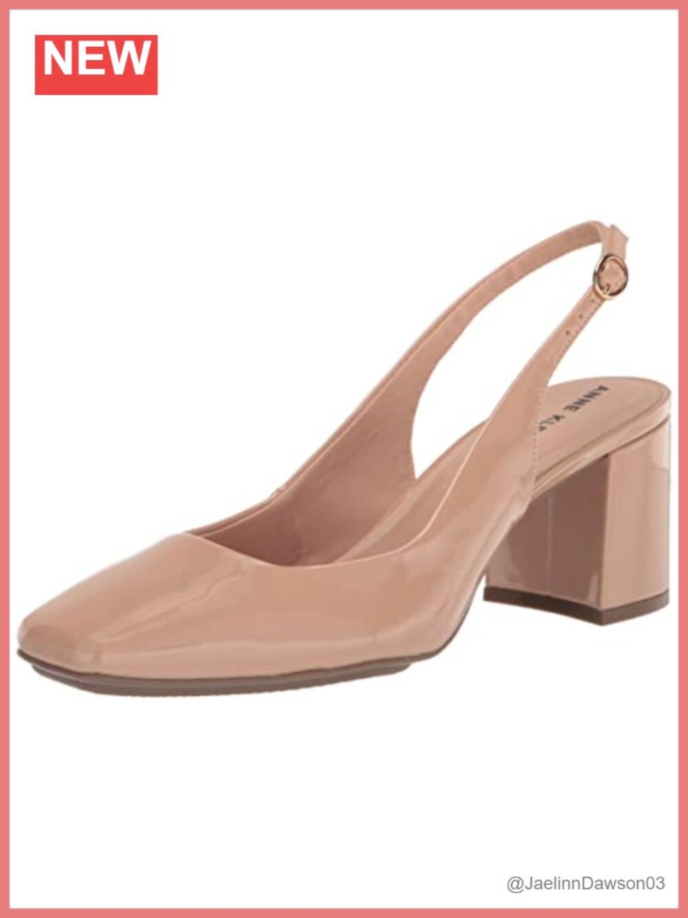 Women's Block Heel Dress Pumps Faux Leather Ankle Strap Cushioned